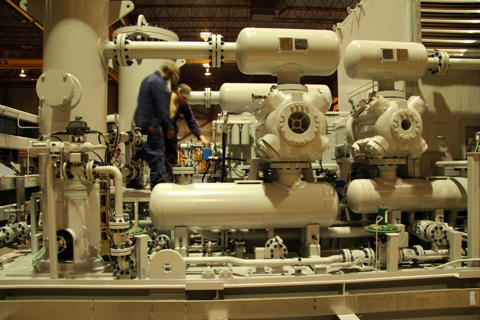 Hydrostatic Pressure Testing and Quality Inspection Bay